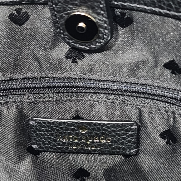 Kate Spade Leila Medium Triple Compartment SatchelBlack Pebbled Leather - Picture 15 of 15